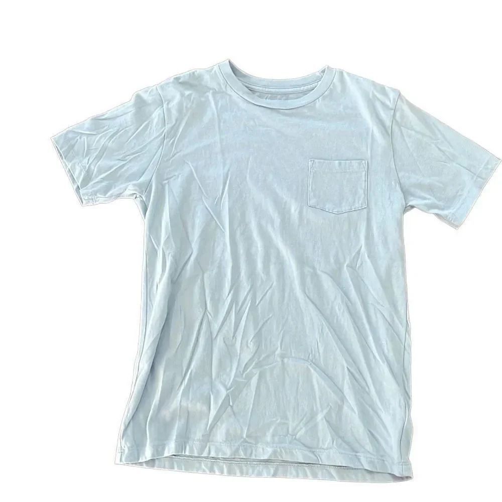 Crew cut boys, one pocket tee baby blue size 12